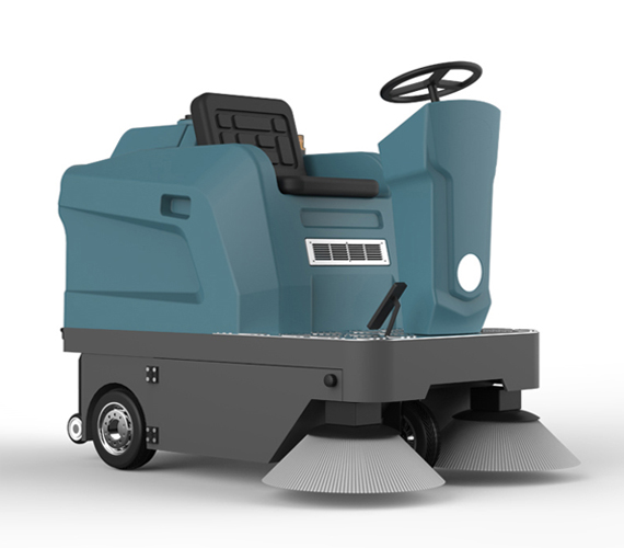 M-1250 ride-on sweeper