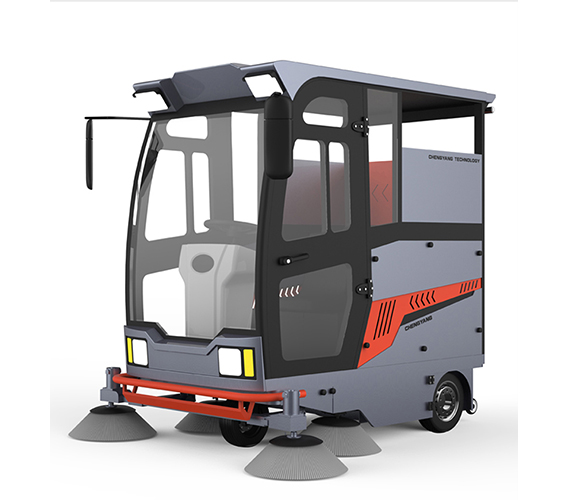 M-2100 fully enclosed sweeper